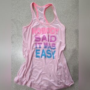 Pink Graphic Tank Top